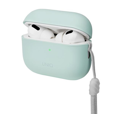 UNIQ etui Lino AirPods Pro 2 gen Silicone miętowy/mint green