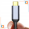 CO2 KABEL USB-C SZYBKIE ŁADOWANIE THUNDERBOLT 4 40GBPS 240W USB TYP C 8K 1M