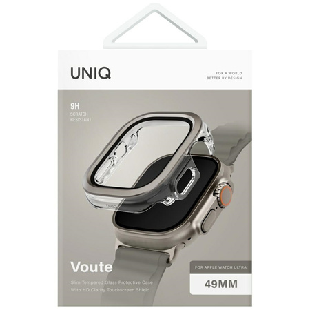 UNIQ ETUI VOUTE DO APPLE WATCH 49MM OCHRONA SZKŁA HARTOWANE DO APPLE WATCH