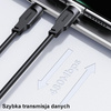 USAMS KABEL USB-C NA USB-C DO TELEFONÓW IPHONE SAMSUNG ŁADOWANIE 100W 1,2M
