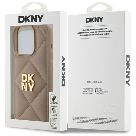 DKNY ETUI DO IPHONE 15 PRO MAX 6.7 QUILTED STACK LOGO Z WYJĄTKOWYM DESIGNEM