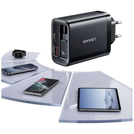 USAMS ŁADOWARKA SIECIOWA 30W DO TELEFONÓW APPLE IPHONE 12 13 14 1xUSB-C