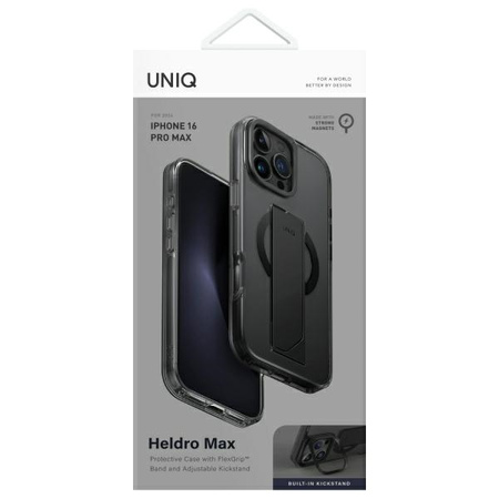 UNIQ ETUI HELDRO MAX DO IPHONE 16 PRO MAX MAGCLICK ŁADOWANIE BEZPRZEWODOWE
