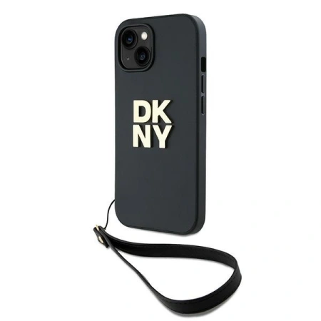 DKNY ETUI HARDCASE DO IPHONE 15 PLUS 6.7 Z PASKIEM NA NADGARSTEK I LOGO