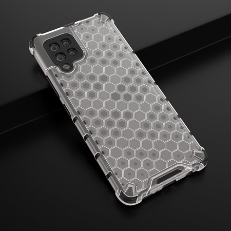 Honeycomb etui pancerny pokrowiec z żelową ramką Samsung Galaxy A42 5G przezroczysty