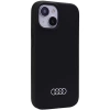 Etui Audi Silicone Case do iPhone 15 Plus - czarne