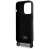 Etui Karl Lagerfeld Crossbody Silicone Choupette do iPhone 15 Pro - czarne