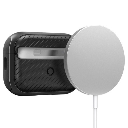 SPIGEN MAG ARMOR MAGSAFE APPLE AIRPODS PRO 1 / 2 MATTE BLACK
