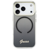 Etui Guess IML Gradient Script Metal MagSafe do iPhone 17 Pro czarny