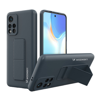 WOZINSKY POKROWIEC SILIKONOWY DO XIAOMI POCO M4 PRO 5G Z FUNKCJĄ KICKSTAND