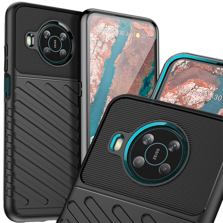 Thunder Case elastyczne pancerne etui pokrowiec Nokia X100 czarny