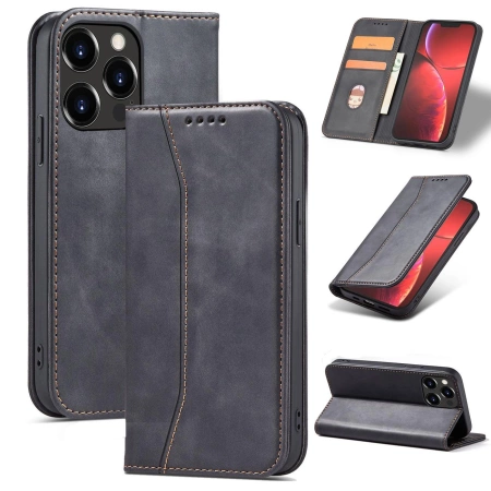 HURTEL POKROWIEC PORTFEL MAGNETYCZNY DO IPHONE 13 PRO Z KARTĄ I PODSTAWKĄ