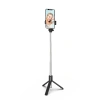HURTEL SELFIE STICK TELESKOPOWY TRIPOD DO TELEFONÓW 0.7M CZARNY KOMPAKTOWY