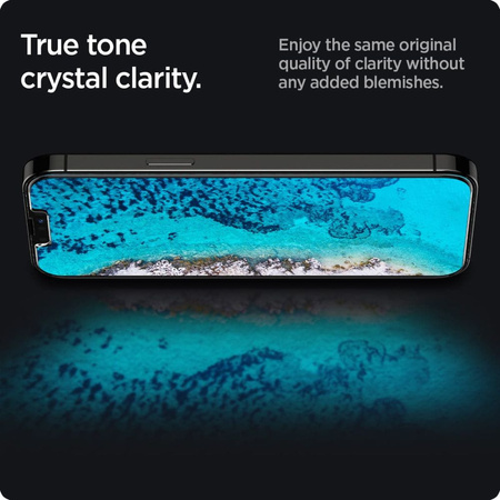 SPIGEN SZKŁO HARTOWANE GLAS.TR EZ FIT DO IPHONE 13 PRO MAX 14 PLUS OCHRONA