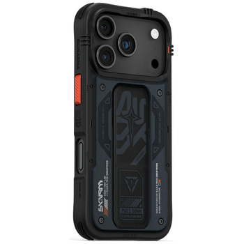 Etui Skinarma Aegis do iPhone 17 Pro     Magnetic Charging + Grip Stand granatowy