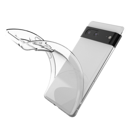 Ultra Clear 0.5mm etui do Google Pixel 7a cienki pokrowiec przezroczyste