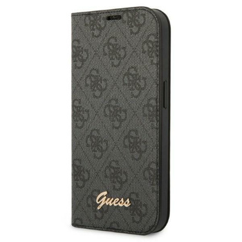 Guess GUBKP14MHG4SHK iPhone 14 Plus 6,7" czarny/black book 4G Vintage Gold Logo