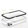 HURTEL ETUI SILIKONOWY POKROWIEC Z RAMKĄ DO SAMSUNG GALAXY A03 CLEAR 3IN1
