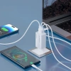 WOZINSKY ŁADOWARKA GAN 65W 2X USB-C DO TELEFONÓW IPHONE MACBOOK Z KABLEM