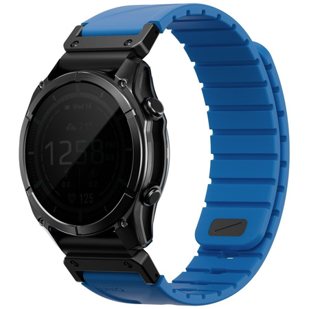 Pasek UNIQ Fluo x Smart-Fit do Garmin 22mm niebieski