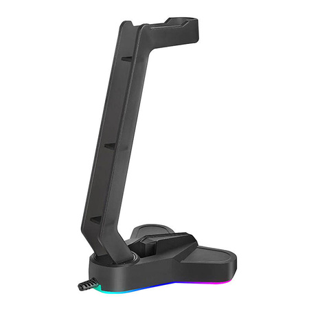 HAVIT STOJAK DO SŁUCHAWKI DO KOMPUTERA PC PS5 XBOX Z DODATKOWYM PORTEM USB