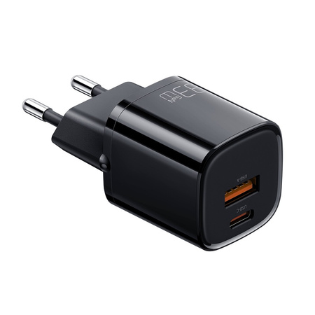MCDODO SZYBKA ŁADOWARKA SIECIOWA DO TELEFONU ZASILACZ 2X USB USB-C 33W GAN