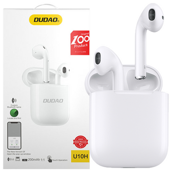 Dudao U10B TWS earphones white