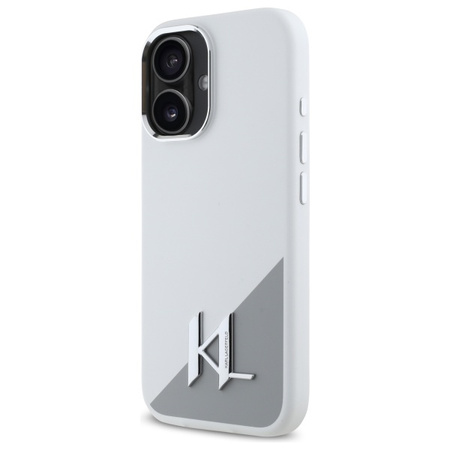 KARL LAGERFELD ETUI HARDCASE DO IPHONE 16 6.1 DO MAGSAFE SILICONE INITIAL