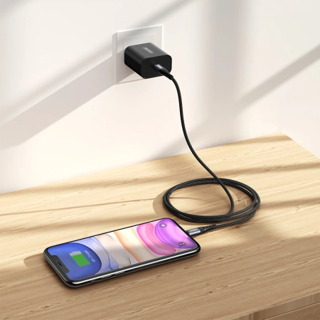 CHOETECH KABEL USB-C DO LIGHTNING DO IPHONE 12 13 14 15 3A 2M Z PEŁNYM