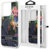 Guess GUHCP14LLFLSB iPhone 14 Pro 6,1" niebieski/blue hardcase Flower Liquid Glitter