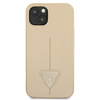 Guess GUHCP13SPSATLE iPhone 13 mini 5,4" beżowy/beige hardcase SaffianoTriangle Logo