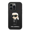 Karl Lagerfeld KLHCP14LSNIKBCK iPhone 14 Pro 6,1" hardcase czarny/black Silicone Ikonik