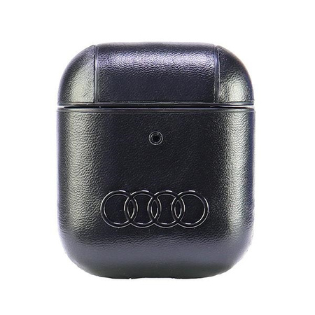 AUDI SKÓRZANE ETUI DO AIRPODS 1 2 Z LOGO CASE OCHRONNE WYSOKIEJ JAKOŚCI