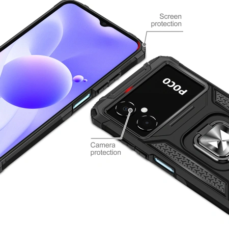 WOZINSKY ETUI RING ARMOR POKROWIEC DO SAMSUNG GALAXY A03 MAGNETYCZNY UCHWYT