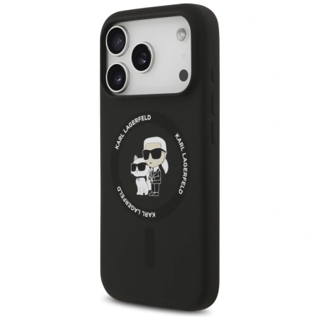 KARL LAGERFELD ETUI SILIKONOWE KARL&CHOUPETTE RING MAGSAFE DO IPHONE 17