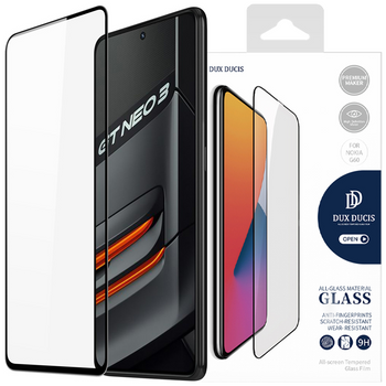 Dux Ducis 9D Tempered Glass szkło hartowane do Realme GT Neo 3 9H z czarną ramką