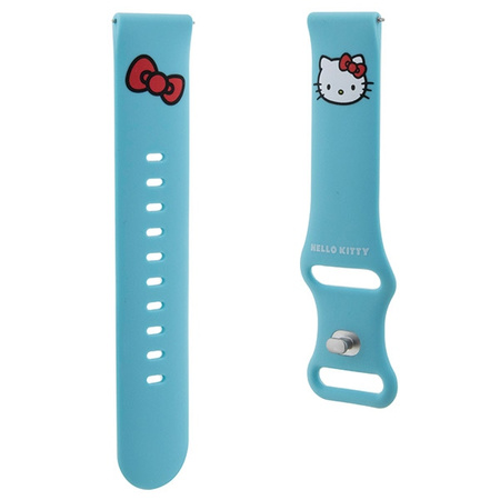 HELLO KITTY PASEK 20MM DO APPLE WATCH 38/40/41MM SILIKONOWY Z MOTYWEM KOTKA