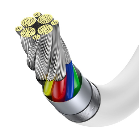 BASEUS KABEL PRZEJŚCIÓWKA USB-C DO USB-C 100W PD DO TELEFONÓW I LAPTOPÓW 1M