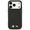 Etui BMW M FW Metal Logo MagSafe do iPhone 17 Pro czarny