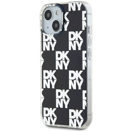 DKNY POKROWIEC HARDCASE IML CHECKERED MONO PATTERN DO IPHONE 15 14 13 6.1