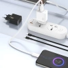 DUDAO ŁADOWARKA GŁÓWNA USB-A USB-C DO IPHONE 12 13 14 SZYBKIE ŁADOWANIE 25W