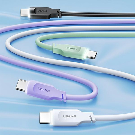 USAMS KABEL USB-C NA USB-C DO TELEFONÓW IPHONE SAMSUNG ŁADOWANIE 100W 1,2M