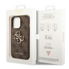 Guess GUHCP14L4GMGBR iPhone 14 Pro 6,1" brązowy/brown hardcase 4G Big Metal Logo