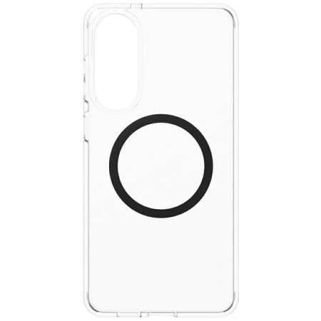 Etui CARE by PanzerGlass Flagship Urban Combat Black QI na Samsung Galaxy S25 Edge - przezroczyste