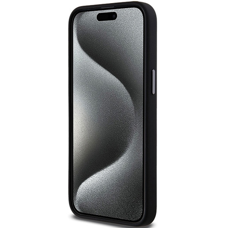 DKNY POKROWIEC DO IPHONE 15 PRO MAX 6.7 LIQUID SILICONE Z LOGO METALOWYM