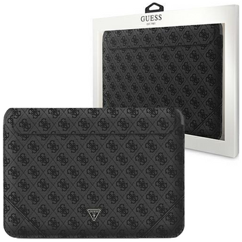 Guess Sleeve GUCS14P4TK 13/14" czarny/black 4G Uptown Triangle logo