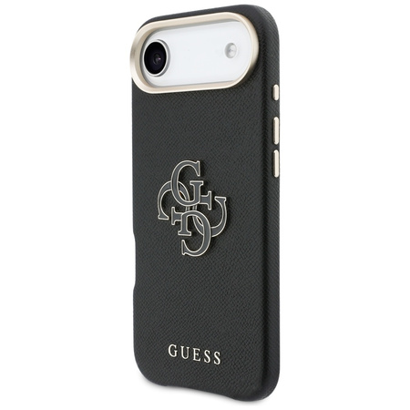 Etui Guess FW Resin Logo do iPhone Air czarny
