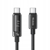 MCDODO KABEL USB-C USB-C SZYBKIE ŁADOWANIE DO LAPTOPA USB TYP C 240W 1M LED