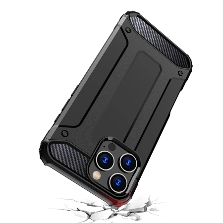 HURTEL ETUI PANCERNE HYBRID ARMOR DO IPHONE 16 PRO BEZPIECZEŃSTWO NAJAZDOWE