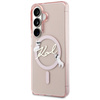 Etui Karl Lagerfeld IML KC Script MagSafe do Samsung Galaxy S26 różowy